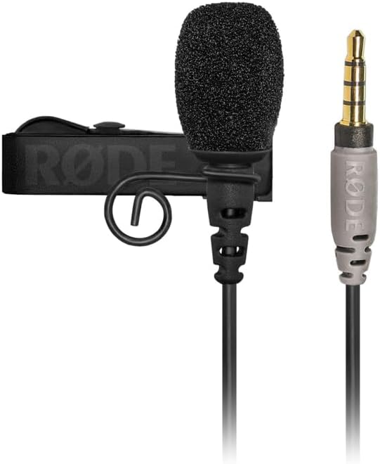 Movo Professional Lavalier Lapel Clip-on Interview Podcast Microphone